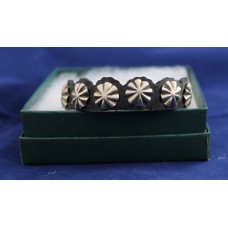 Handmade Black Leather Bracelet with 8 Stars & Ranger Buckle
